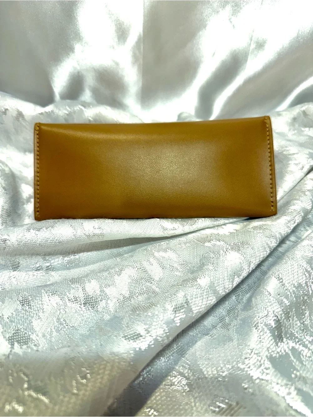 Burberry Brown Leather Glasses Case NWOT
